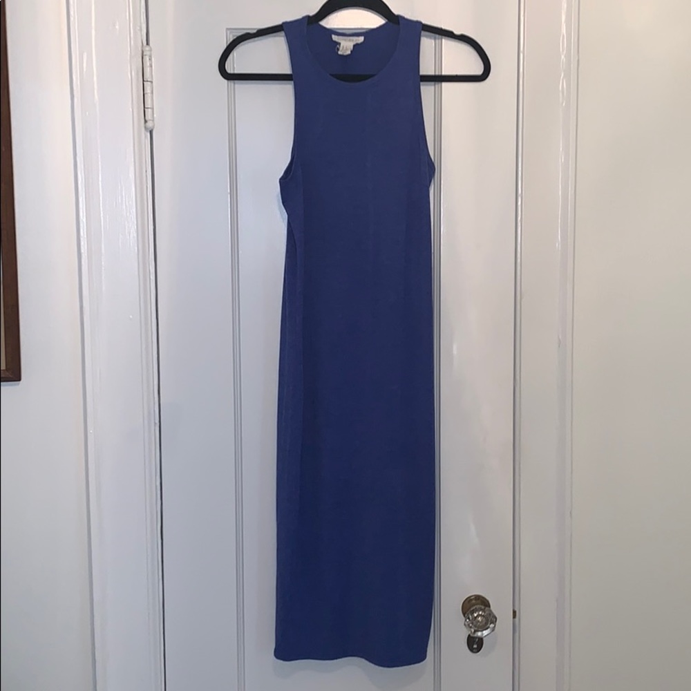 Blue Tank Midi Dress